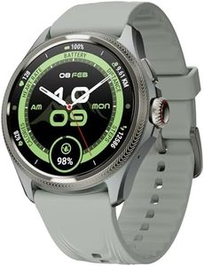 Ticwatch Pro 5 Enduro Smartwatch for Men 1.43" Android Wear OS Smart Watch Up to 90 Hrs Battery 7/24 Heart Rate Health Fitness Tracker Outdoor 5ATM GPS Compass Not Compatible with iPhone/iOS, Slate,