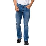 Spykar Men Mid Blue Cotton Stretch Comfort Fit Regular Length Jeans (Rafter)