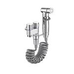 Daowwui 1-In-2-Out Dual Control Valve Mini Multi-Function Faucet Mini Shower Pressure Bathroom Faucet Kit for Bidet and Shower-C