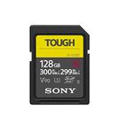 Sony 128GB SF-G series TOUGH specification UHS-II U3 V90 SDHC Digital Memory Card Card - Read 300MB/s Write 299MB/s SF-G128T