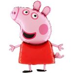 Toyland® 95cm (37") Peppa Pig Shaped Character Foil Balloon - Kids Party Balloons