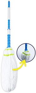 X-tra Kleen Microfibre Twist & Dry Mop, Absorbent and Durable Cleaning Tool for Hardwood, Tile, and Laminate Floors, Includes Reusable and Washable Mop Head