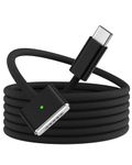 BOUTOP 140W USB C Mag-Safe 3 Cable USB Type C to Mag Safe 3 Charging Cable Compatible with MacBook Pro 2023(M2,14/16inch)/2021(M1), MacBook Air 2024(M3,13/15 inch)/M2 Nylon Braided 2M/Black