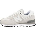 New Balance womens 574 Core Sneaker, Nimbus Cloud/White, 10 US