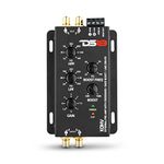 DS18 XOHV 2-Channel Pre-Amp Car Electronic Crossover High Volt External Pre Amplifier with Adjustable Bass Boost Frequency - Perfect for Hi-Volts Amplifiers