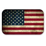 2 x 10cm America USA Flag Vinyl Stickers Decal Laptop Car Bike Helmet #6190 (10cm Wide x 6cm Tall)