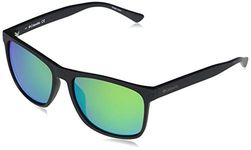 Columbia Unisex Adult Sunglasses C550SP BOULDER RIDGE - Matte Black/Green with <<>> Lens