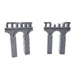 EnderToys Destroyed Roman Aqueducts, Terrain Scenery for Tabletop 32mm Miniatures Wargame, 3D Printed and Paintable