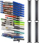 Funturbo Video Game Storage Wall Mount Game Case Holder, Metal Wall Mounted Media Storage Shelves for PS, Xbox, Switch Game Organizer (4-Pack)