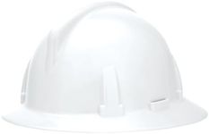 MSA Safety 475393 Topgard Non-Slotted Protective Hat with Fas-Trac Suspension, Standard, White