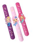 TERA 13 Mermaid Bracelet For Girls Stylish Wrist Band For Kids (3 pcs) Slap Bracelet For Girls Return Gifts Multicolor Slap Bracelet For Girls Mermaid Theme Birthday Gifts