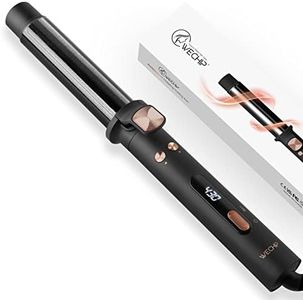 RunSnail Curling Iron, 32mm Curling Wand, Fast Heat Up Curling Tong, Anti-scald Protection Hair Curler, Adjustable Temperature with LED Display, Auto Rotating for Natural Curls and Waves