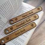 Personalised Gifts Bookmark for Children Kids Boys Men Girls Women Men Mum dad Grandad Grandma (Oak)