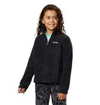 Columbia Girl's Benton Springs Fleece Jacket, Black, Medium