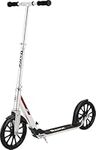 Razor A6 Kick Scooter For Teens And Adults - Silver, Height Adjustable Handlebars, Folding Mechanism For Easy Storage And Transport, Designed For Taller Riders, Supports Riders Up To 100KG (220 Lbs)