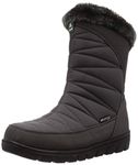 Kamik Women's Hannah Zip W Snow Boot, Black, Numeric_8 Wide