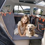 AMOCHIEN Back Seat Extender for Dogs, Waterproof Dog Car Seat Cover for Back Seat Bed Inflatable for Car Camping Air Mattress, Dog Hammock for Car Travel Camping Mattress Bed, Car Bed for SUV Truck