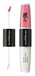 NEW Dermacol - 16-Hour Lip Colour, Highly Pigmented Glossy Lip Stain, Two-Phase Lip Plumper Gloss, Kissproof Lip Makeup Products with Matte and Glitter Finish, n.16, Classy Sassy