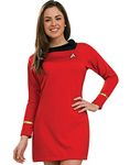 Rubies Costume Secret Wishes Star Trek Classic Deluxe Red Dress, Adult Medium