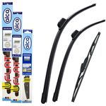 alca Wiper Blades Flat Hook Fits Honda CR-V 2017-onwards Full Set Front And Rear Wipers AH 26"16"12"ARC