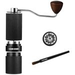 MHW-3BOMBER RACE M1 Manual Coffee Grinder 6 Core CNC420 Stainless Steel Burr Capacity 25g 3-Stage Detachable Black G5894B