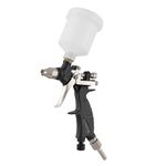 Painter Hand Powered Spray Gun Plus 1/4 Pint (PS-03) with 0.9mm Nozzle, 100ml Cup Capacity, Gravity Feed, White