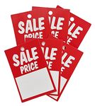 Swift Sale Price Card Clothing Promotional Tags Tagging Gun Labels 75 mm x 50 mm (Pack of 100)