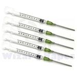 1ml Syringe & 14G Blunt Needle (5 Pack) for DIY Mixing (1ml Syringe)