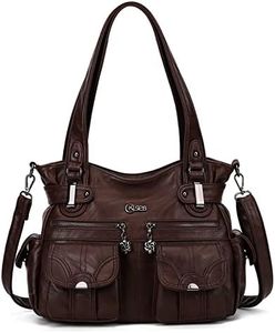 Purses and Handbags for Women Large Hobo Shoulder Bags Soft PU Leather Multi-Pocket Tote Bag