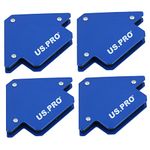 4pk 25lb 75mm Welding Magnet Arrows Welder Holder Support 45 90 135 Angles