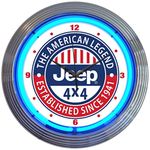 Neonetics Jeep The American Legend Neon Clock