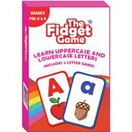 The Fidget Game Learn Uppercase & Lowercase ABC Flash Card Game - Educational Learning Toy for Preschool Toddler Activities - 3+ Years