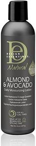 Design Essentials Natural Daily Hair Moisturizing Lotion -Moisture Rich Botanicals, Jojoba & Olive Oils- Almond & Avocado Collection, 8oz. 8oz Black