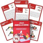 Abs and Core Exercise Cards – 75+ Workout Cards to Help Build Core Strength, Stability, Outdoor, Work from Home Fitness Workout