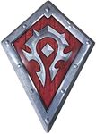 Abystyle WORLD OF WARCRAFT - Bouclier Horde - Plaque métal '25x35cm'