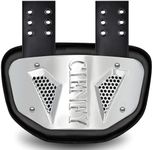 Football Back Plate, Lower Backplate with Hard Shell, High Impact Padding and Durable Adjustable Straps for Youth and Adults