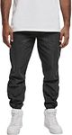 Southpole Men's Denim Trouser, Acid Washed Black, 34 W/34 L