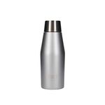 Built Apex Insulated Water Bottle with Leakproof Perfect Seal Lid, Sweatproof 100% Reusable BPA Free 18/8 Stainless Steel Flask, Silver, 330 ml