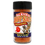 Carolina Reaper Pepper Salt – 3.4oz. Hot Spicy Shaker Jar - Perfect Flavored Salt for Popcorn Seasoning, Margarita Salt and French Fry Seasoning - Premium Gourmet Gift