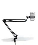 Da Vinci Eye Overhead Flexible Arm Phone Stand and Phone Holder, for Webcams, Cameras, Small DSLRs, Pico Projectors, Live Streaming and More - Perfect AR Mode