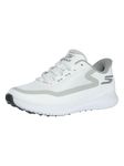 Skechers Men's Slip-Ins: Go Golf Flight Spikeless Lace Up Mesh Sneakers for Men Slip-in Trainers, White/Gray, 10 UK