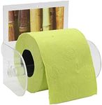 Java Toilet Paper Holder One Roll Tissue Dispenser Suction Mounted