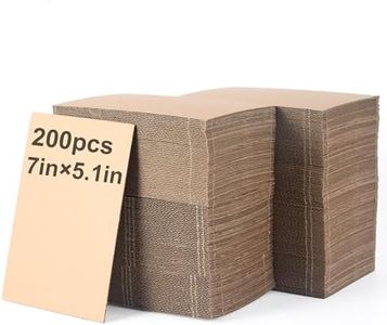200 Pack 5x7 corrugated cardboard sheets,thick cardboard sheets for Mailers, Flat Packaging Inserts，thin/thick cardboard sheets for Shipping, Mailing, Crafts, 2mm.