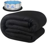 300G/M² Thicker 18FT Pool Pad for above Ground Swimming Pool,2025 New Round Pool Liner Pad for Pool Bottom,Seamless Comfort,Double Density Puncture Resistant,Pre-Cut Pool Mat,Geotextile Material