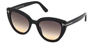 Tom Ford IZZI FT 0845 Shiny Black/Dark Grey Shaded 53/21/140 women Sunglasses