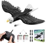 HAWK'S WORK RC Eagle, 2 CH RC Plane Ready to Fly, 2.4GHz Remote Control Airplane, Easy to Fly RC Glider for Kids & Beginners