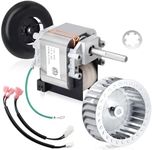 Hiorucet 318984-753 Inducer Motor Assembly with HC21ZE114A Furnace Motor and LA11AA005 Blower Wheel for Jakel, Carrier, Payne, Bryant Furnace, J238-150-1571, 310371-752, HC21ZE117, 65569, 318984753.