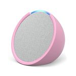 Echo Pop | Full sound compact Wi-Fi and Bluetooth smart speaker with Alexa | Glacier White and a Made For Amazon Sleeve for Echo Pop (2023 release), Lilac