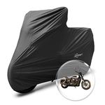 Neodrift 'NeoMax' Bike Cover for Harley Davidson Street 750 (All-Weather Motorcycle Protection, Water & UV Resistant, Dustproof, Windproof) (Color-Black)