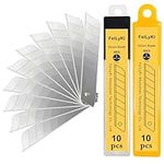 FeiLyKi 25mm Blades Snap Off Blades Utility Knife Blades,20pcs SK5 Steel Sharp-2048